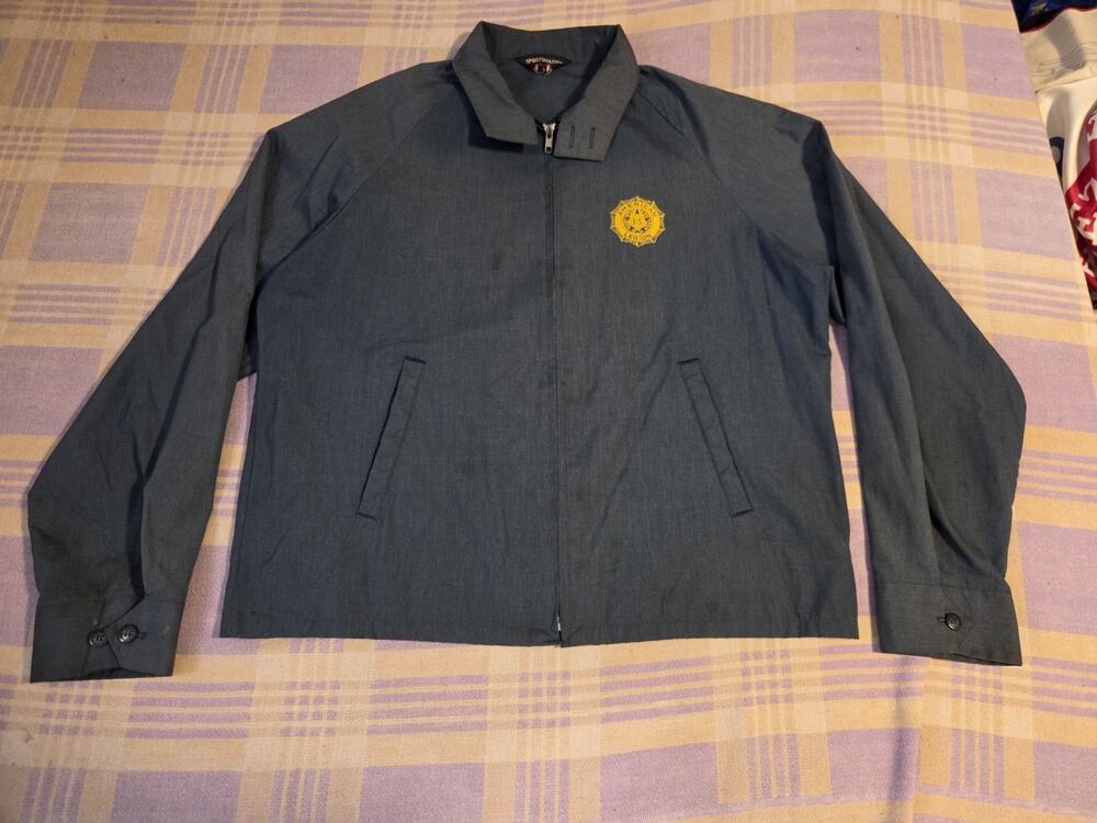 Vintage 70s Sportsmaster Harrington Jacket American Legion US Zip Up Jacket 80s